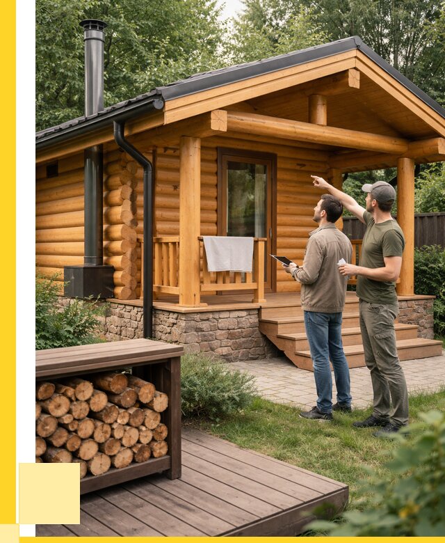 Бани для дачи под ключ в Луге от 257750 р. | ЭриданЛга