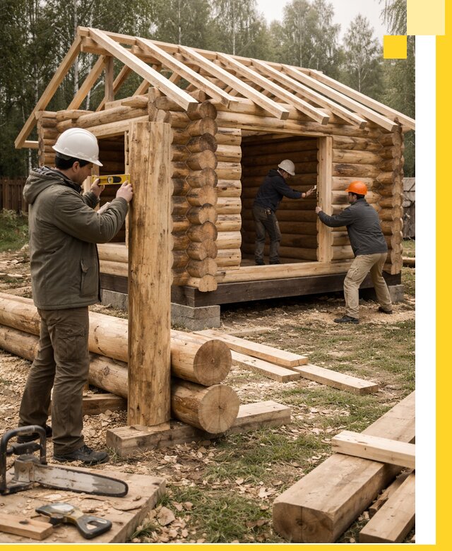 Строительство бань для дачи под ключ в Луге с доставкой и монтажом