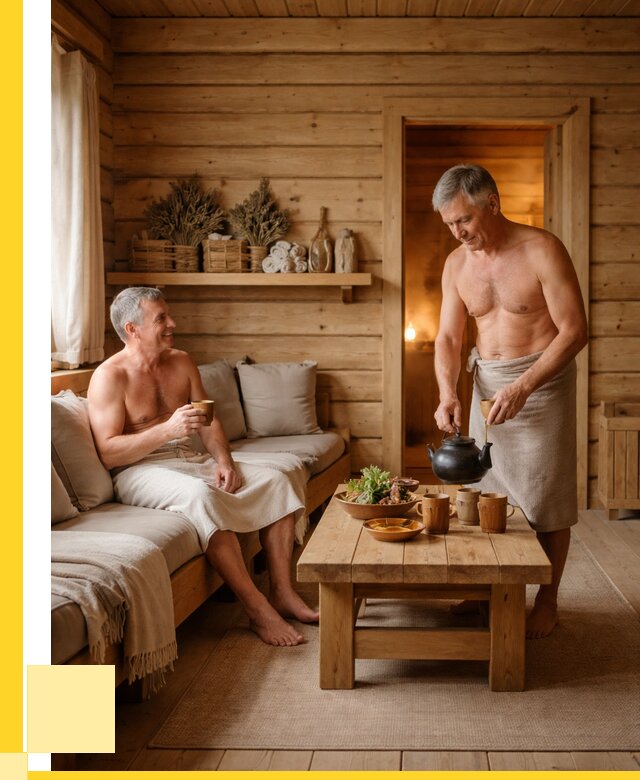 Бани с комнатой отдыха под ключ в Луге от 463950 р. | ЭриданЛга