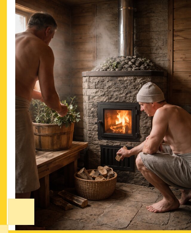 Банные печи под ключ в Луге от 46395 р. | ЭриданЛга кирпичная