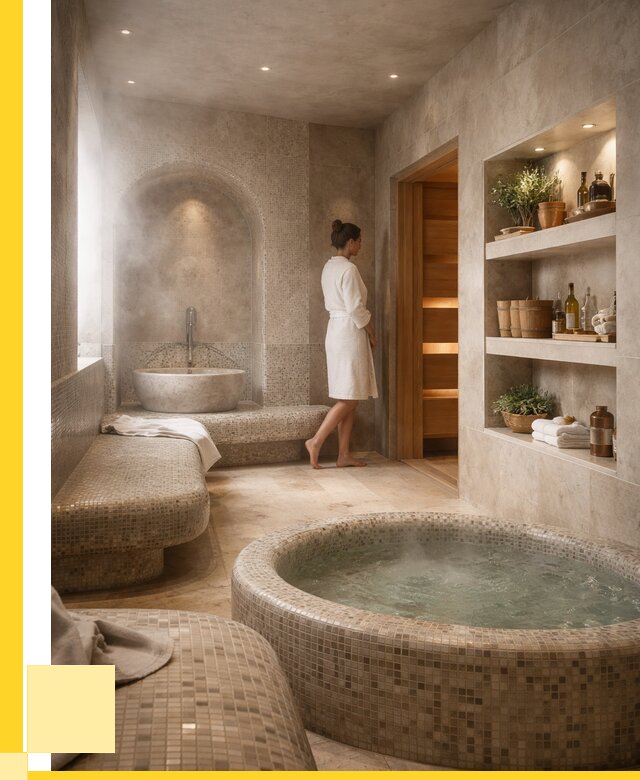 Строительство бани с хамамом в Луге от 773250 р. | ЭриданЛга