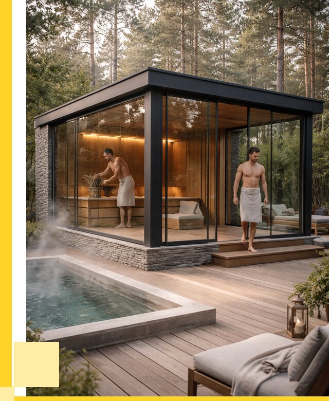 Стеклянные бани и двери в Луге от 463950 р. | ЭриданЛга