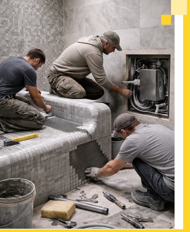 Проекты хамамов под ключ в Луге и дизайн и строительство