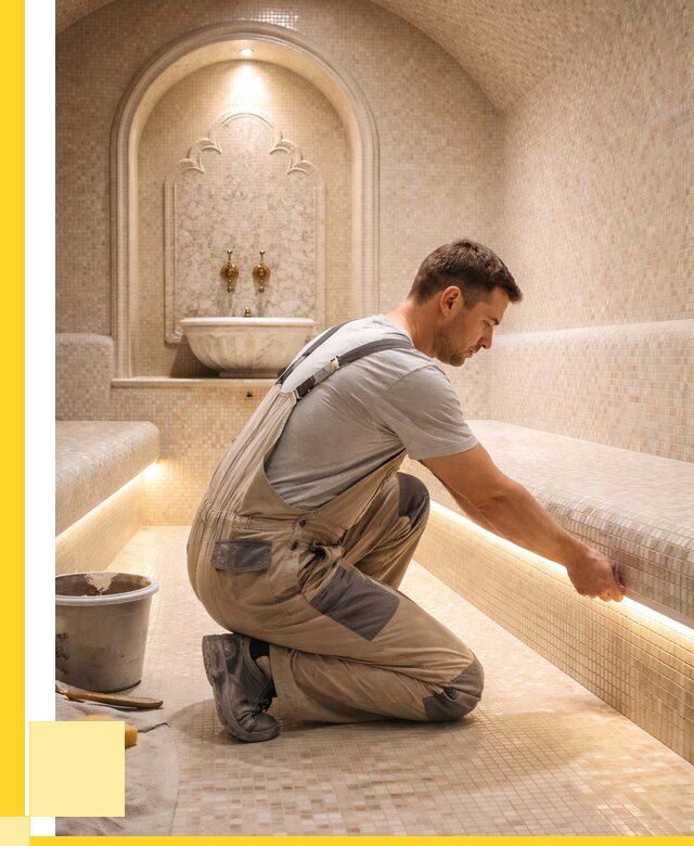 Отделка хамамов под ключ в Луге от 5671 р. | ЭриданЛга