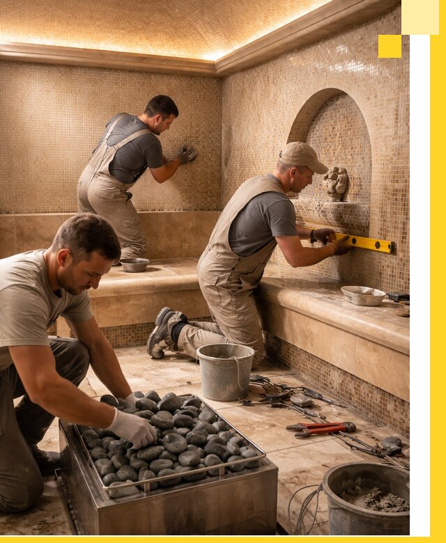 Проектирование и строительство хамама и сауны в Луге