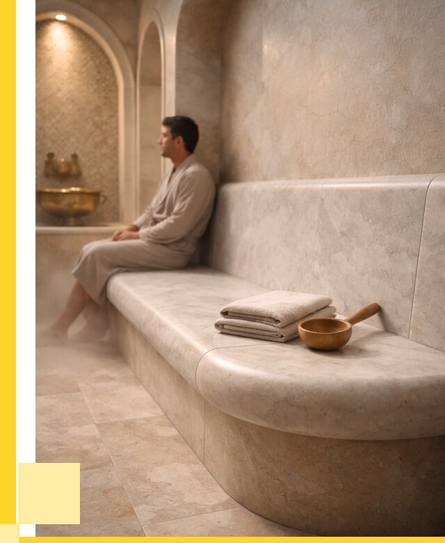 Сиденья для хамама в Луге под ключ от 12372 р. | ЭриданЛга