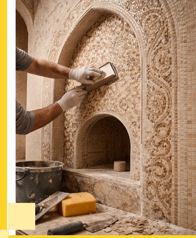 Мозаика для хамама в Луге под ключ от 5155 р. | ЭриданЛга