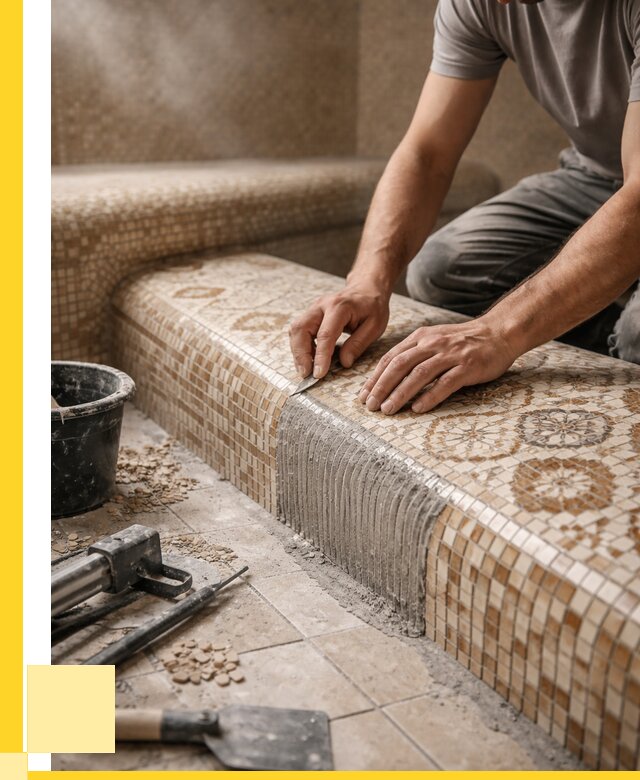 Плитка для хамама под ключ в Луге от 3609 р. | ЭриданЛга